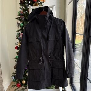 Fat Face Dark Brown Waterproof Jacket